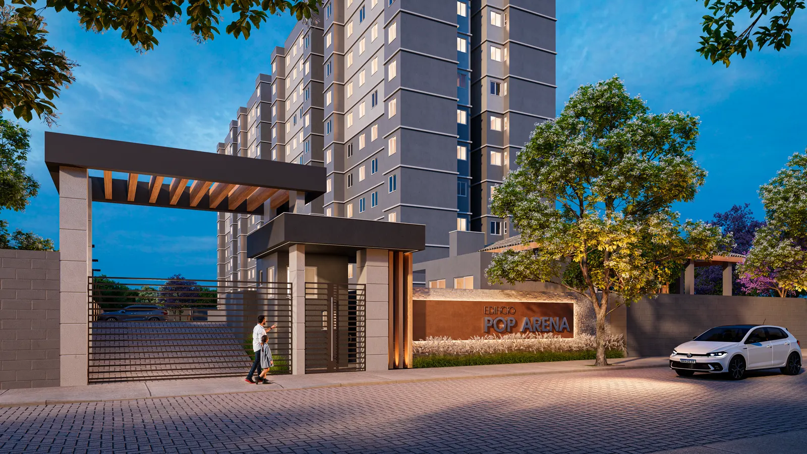 Fachada do Residencial Pop Arena